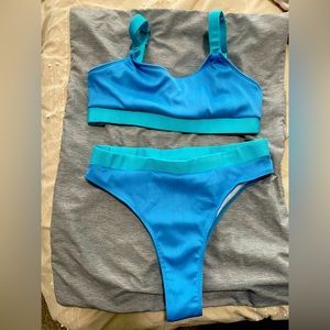 SHEIN Blue Bikini Large